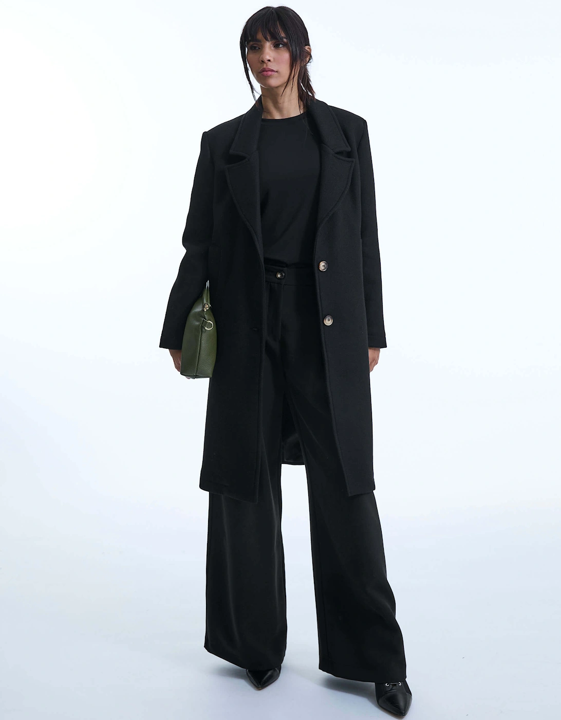 Tailored Black Coat