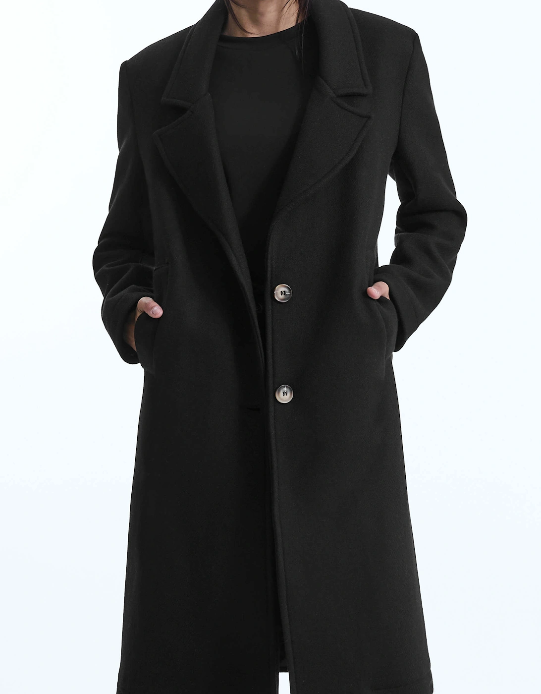 Tailored Black Coat