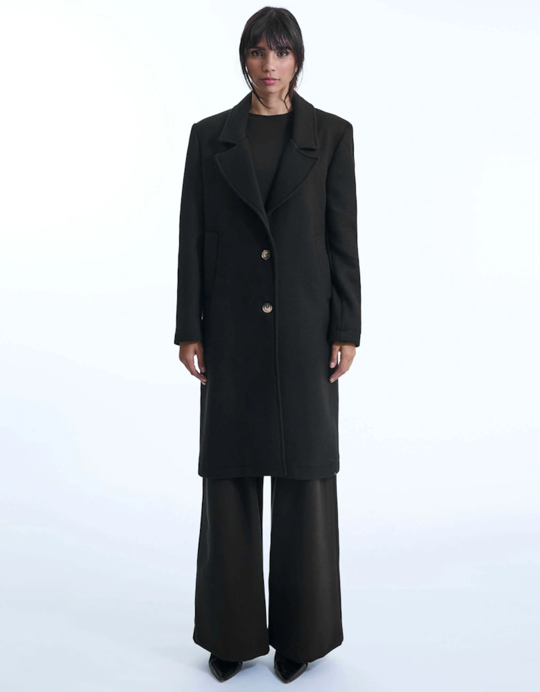 Tailored Black Coat