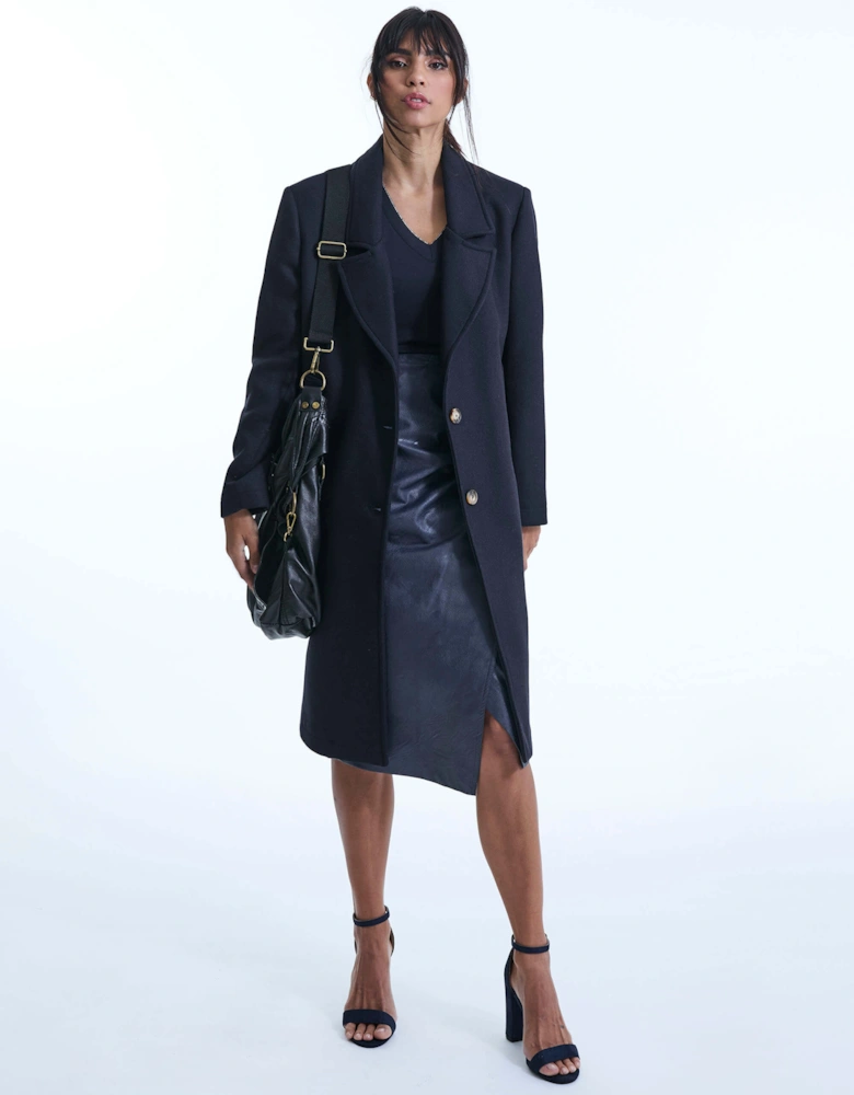 Tailored Navy Coat