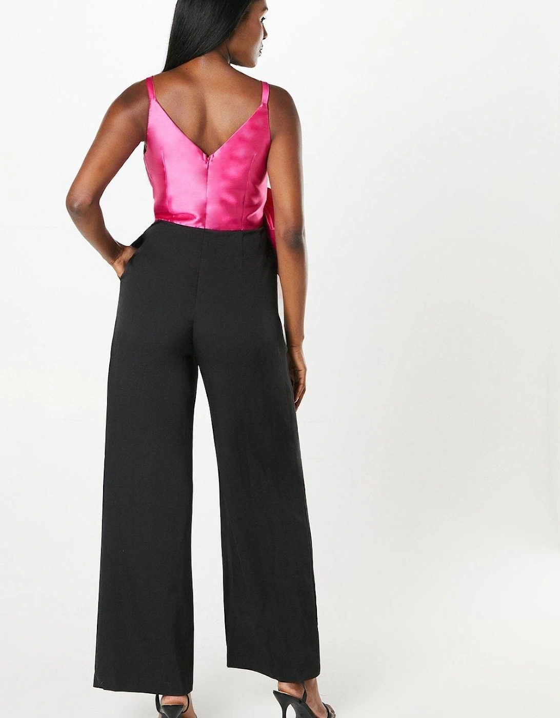 Wrap Front Cami Jumpsuit