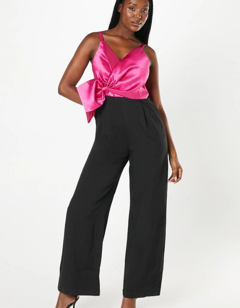 Wrap Front Cami Jumpsuit