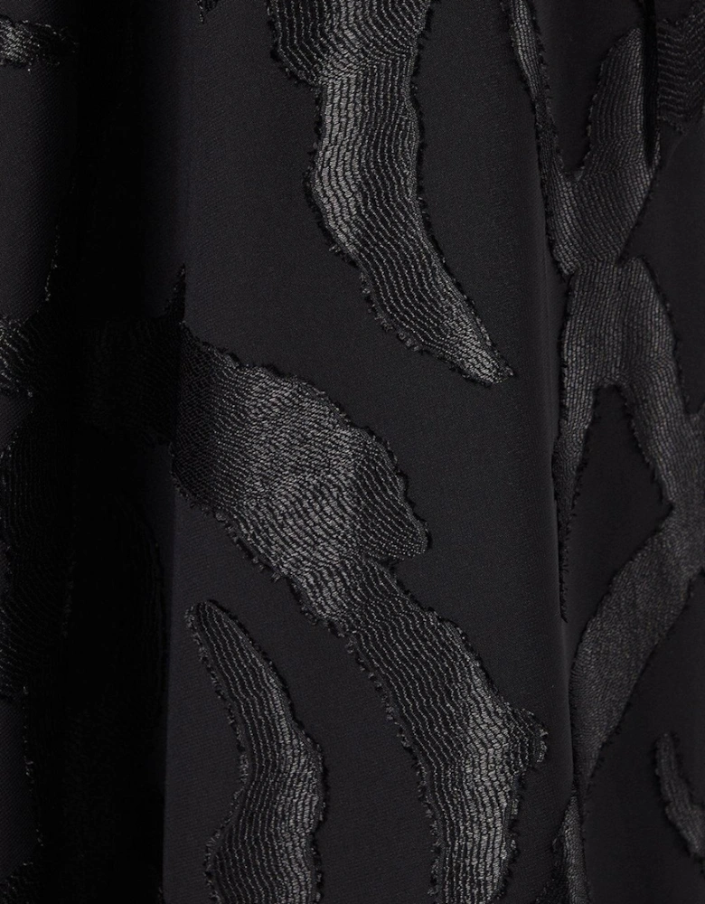 Plus Dip Hem Wrap Midi Dress