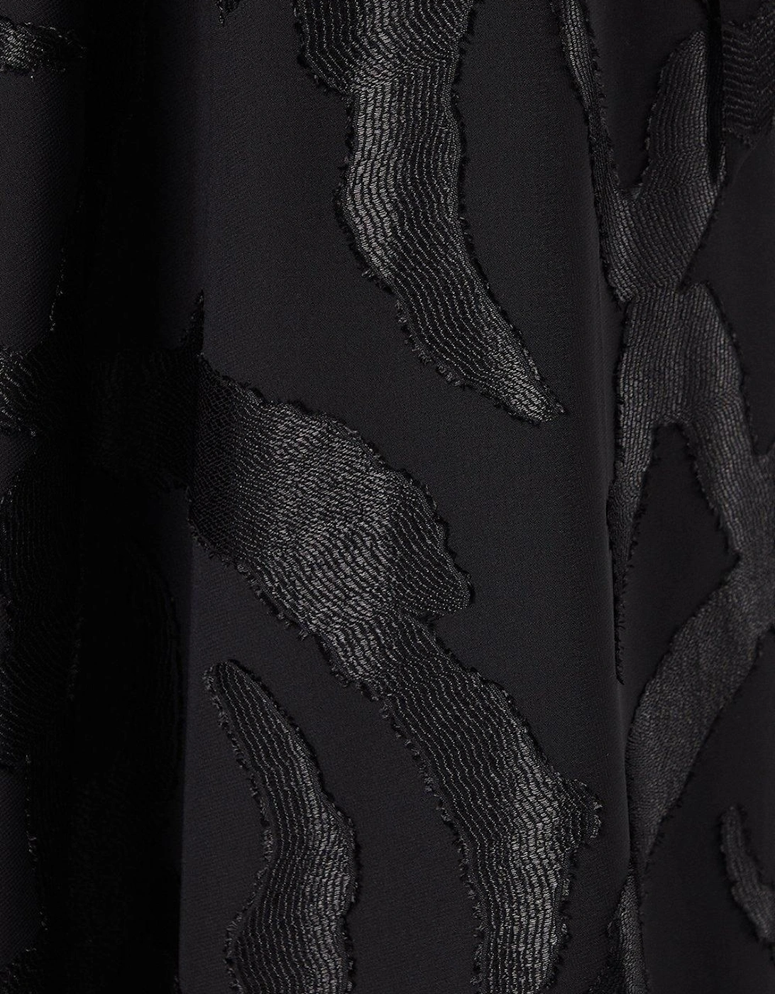 Plus Dip Hem Wrap Midi Dress
