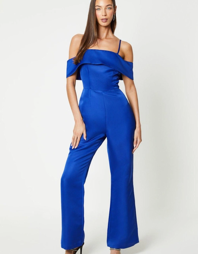 Satin Bandeau Jumpsuit