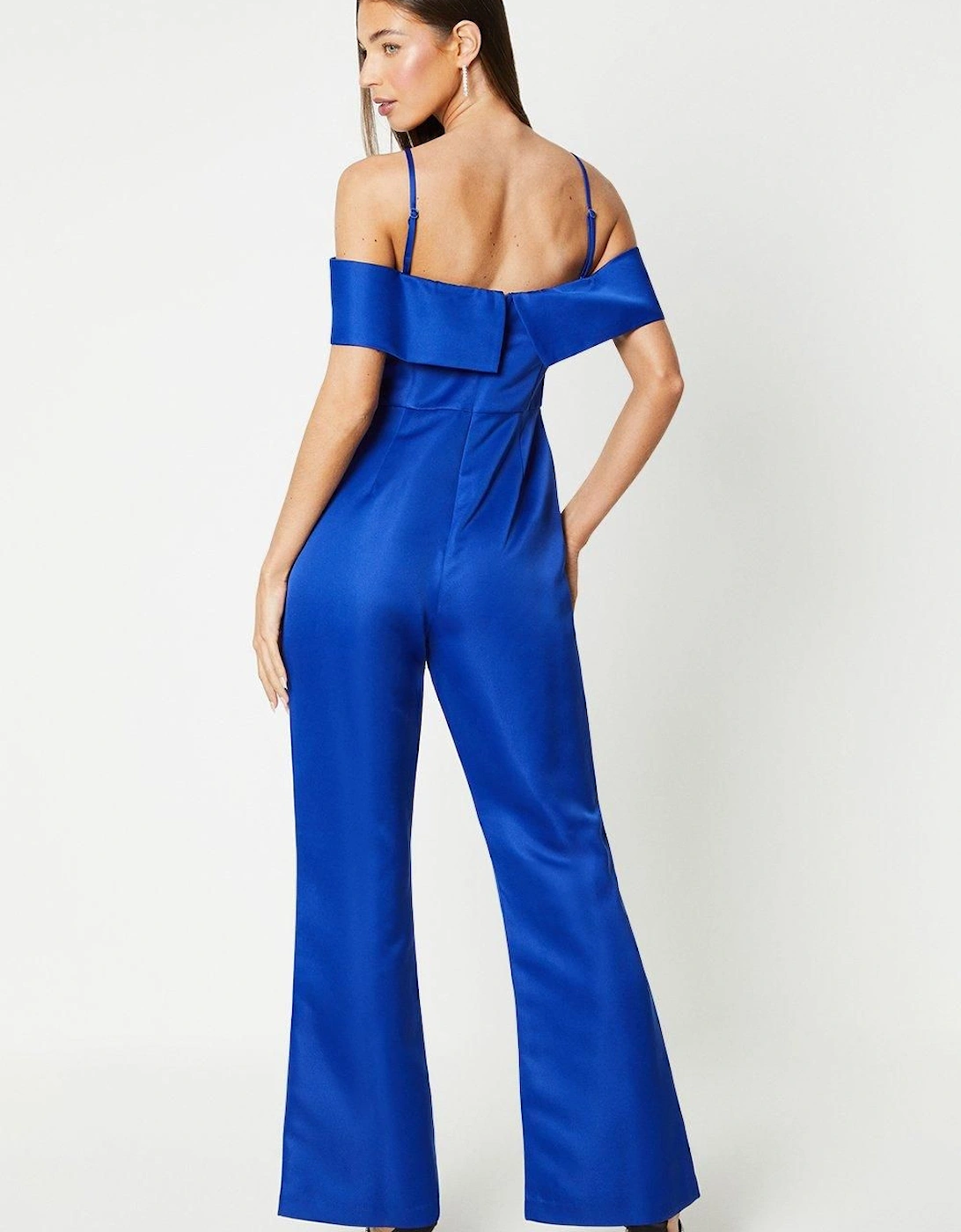 Satin Bandeau Jumpsuit