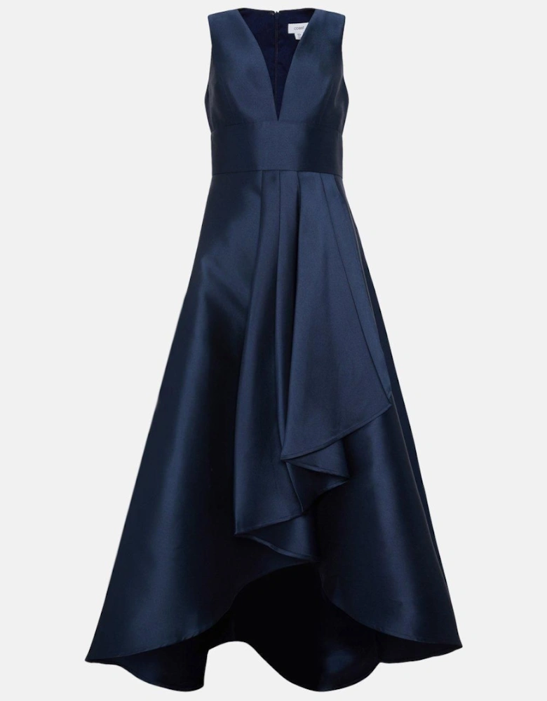 Petite Plunge Waterfall Bridesmaid Maxi Dress