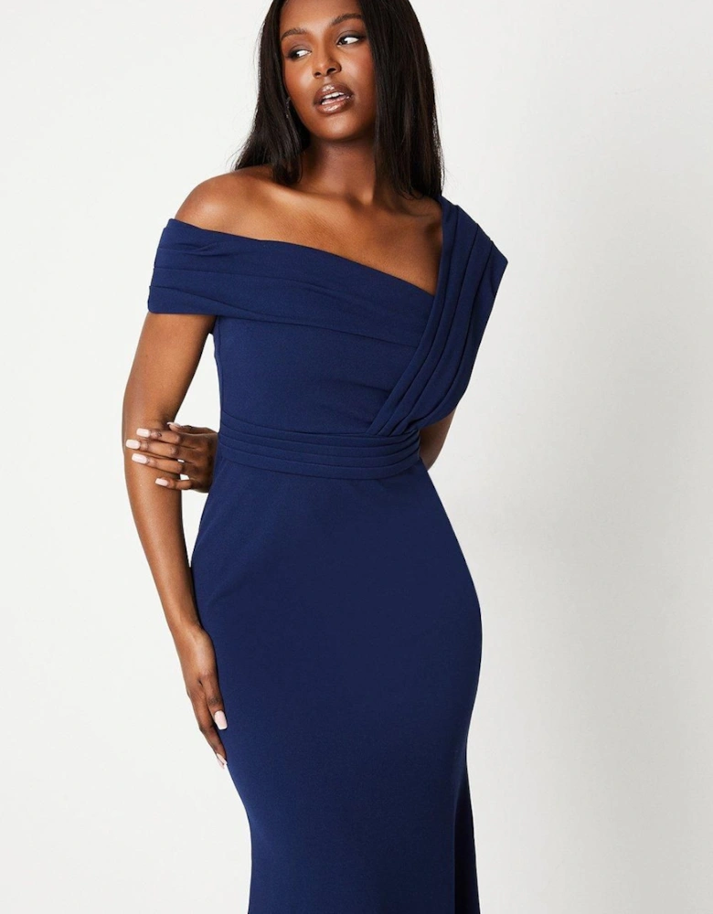 One Shoulder Bardot Gown