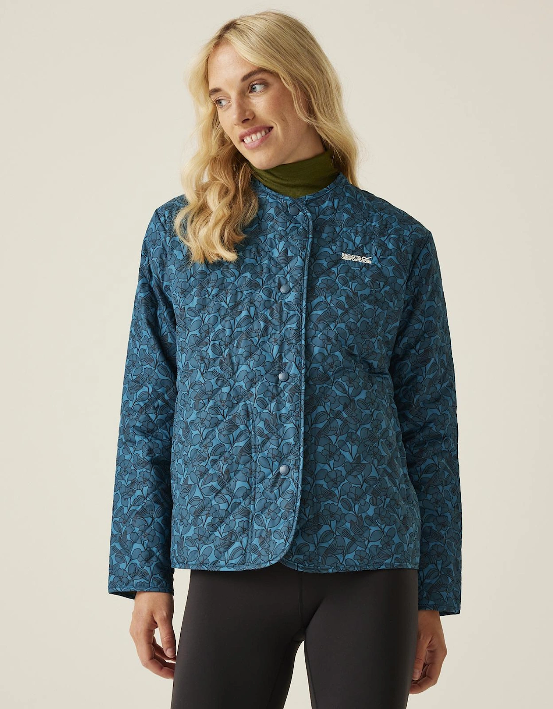 Womens Regatta Womens Orla Kiely Warmloft Padded Jacket - Birdy Blue - Size: 14