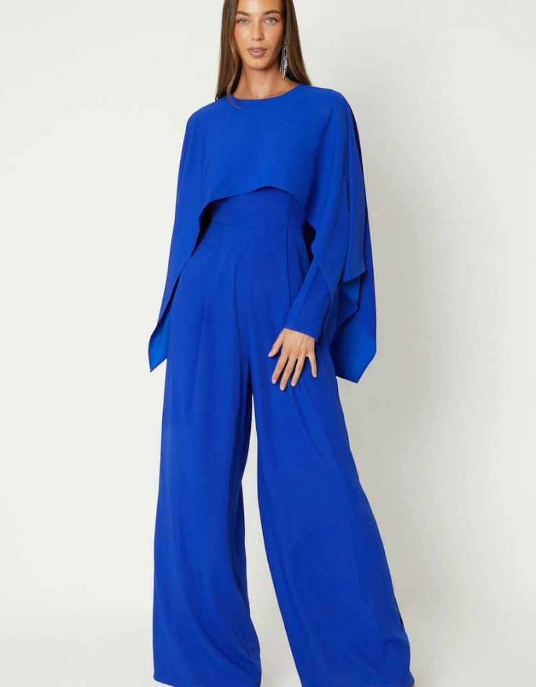 Cape Wide Leg Jumpsuit