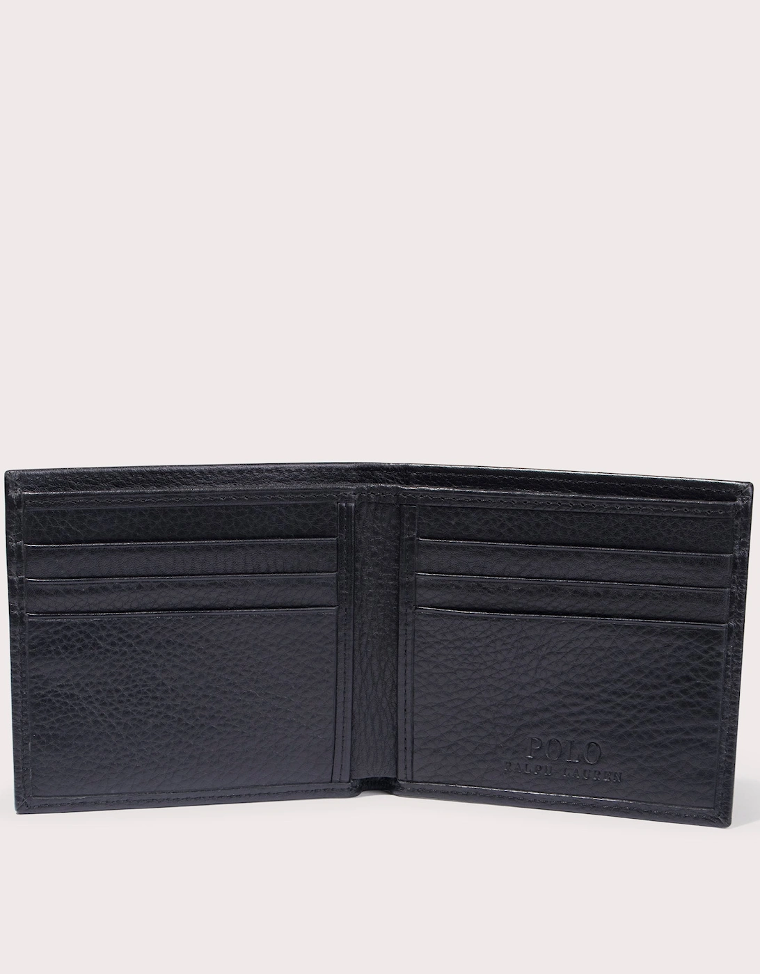 Pebbled Leather Billfold Wallet