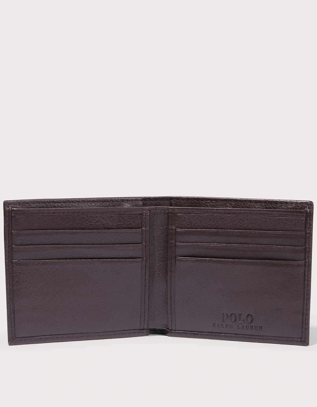 Pebbled Leather Billfold Wallet