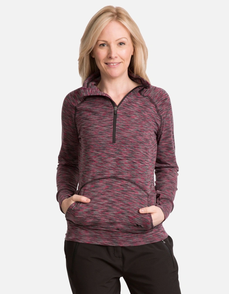 Womens/Ladies Moxie Half Zip Fleece Top