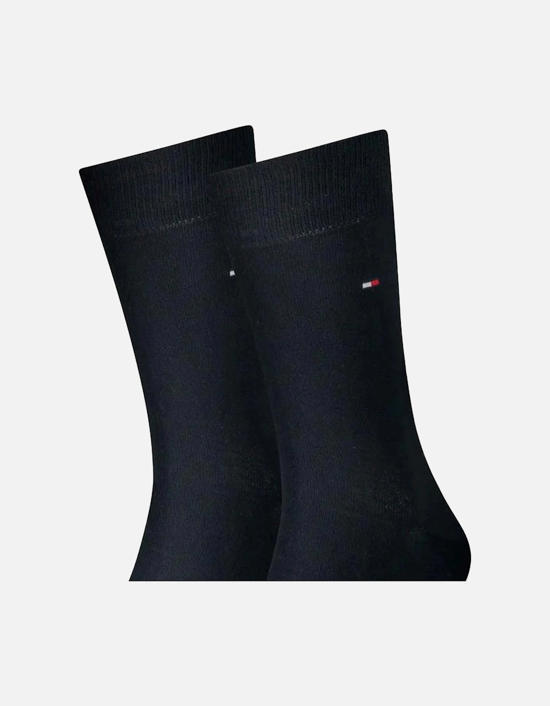 Two Pack Knitted Classic Socks Dark Navy