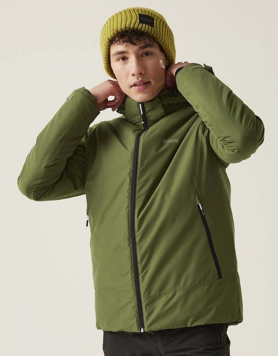 Mens Regatta Mens Frelton Waterproof Insulated Walking Jacket - Tan - Size: 40/Regular