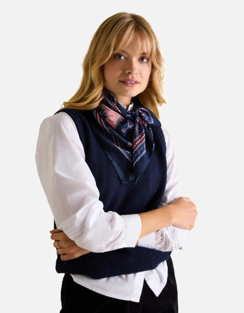 Womens Bloomfield Square Silk Scarf