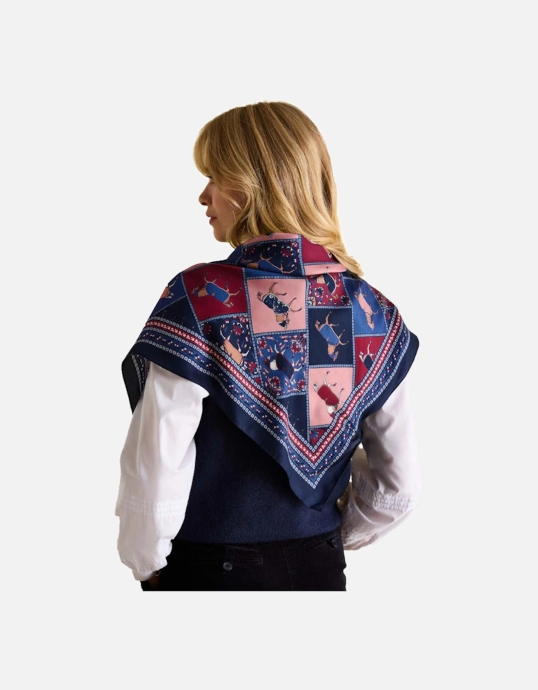 Womens Bloomfield Square Silk Scarf