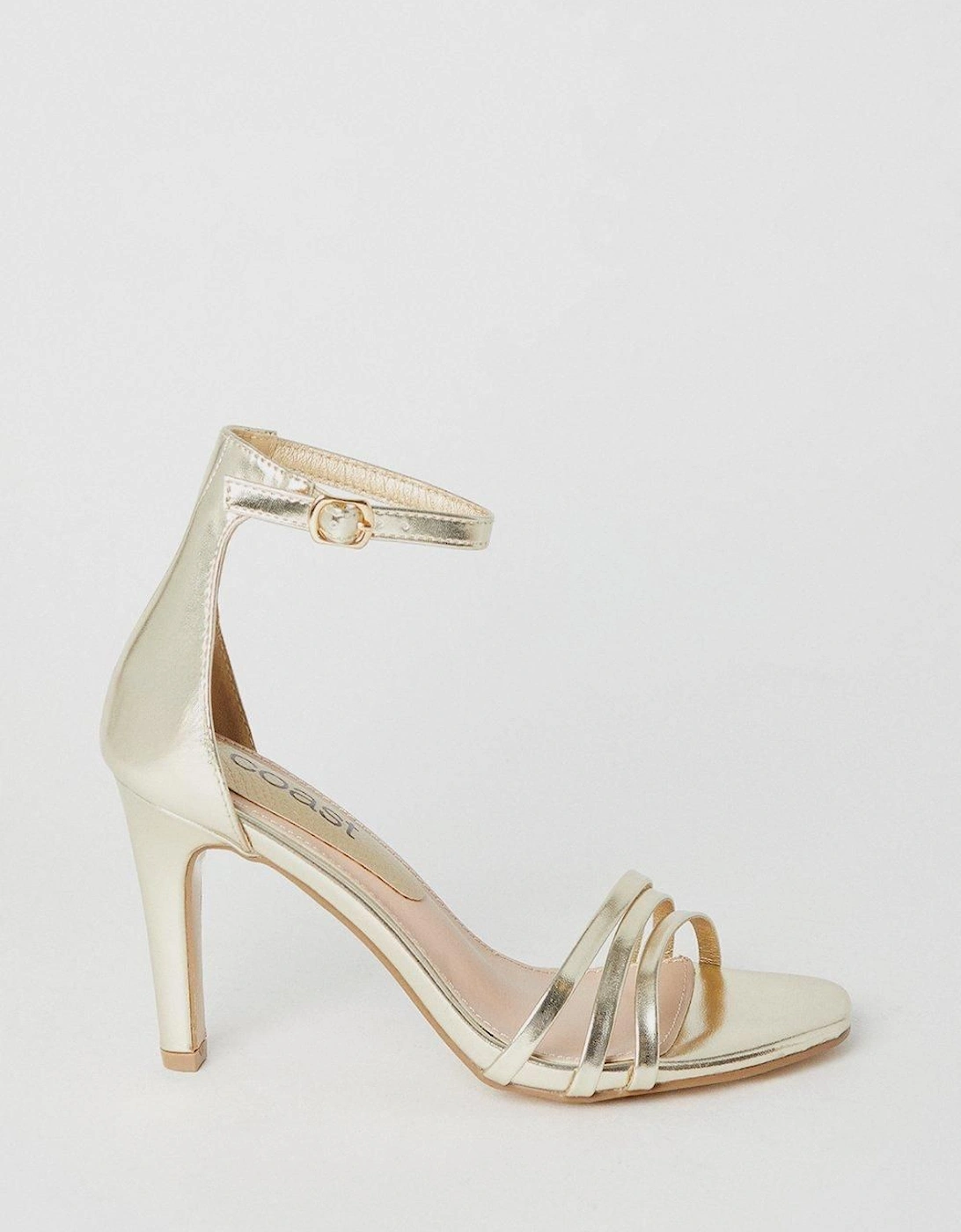 Totti High Stiletto Heel Multi Strap Sandals