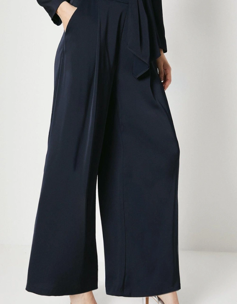 Satin Wide Leg Trouser