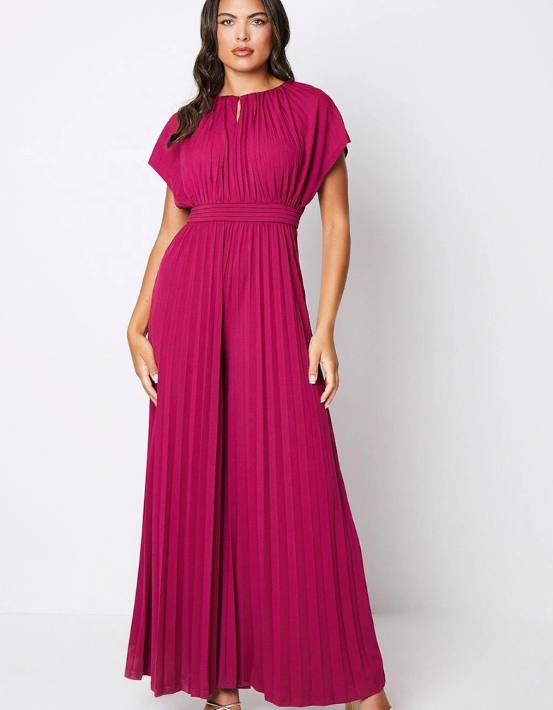 Slink Jersey Pleated Jumpsuit