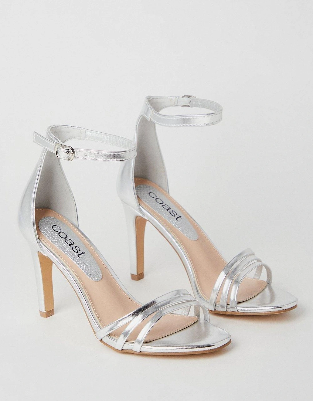 Totti High Stiletto Heel Multi Strap Sandals