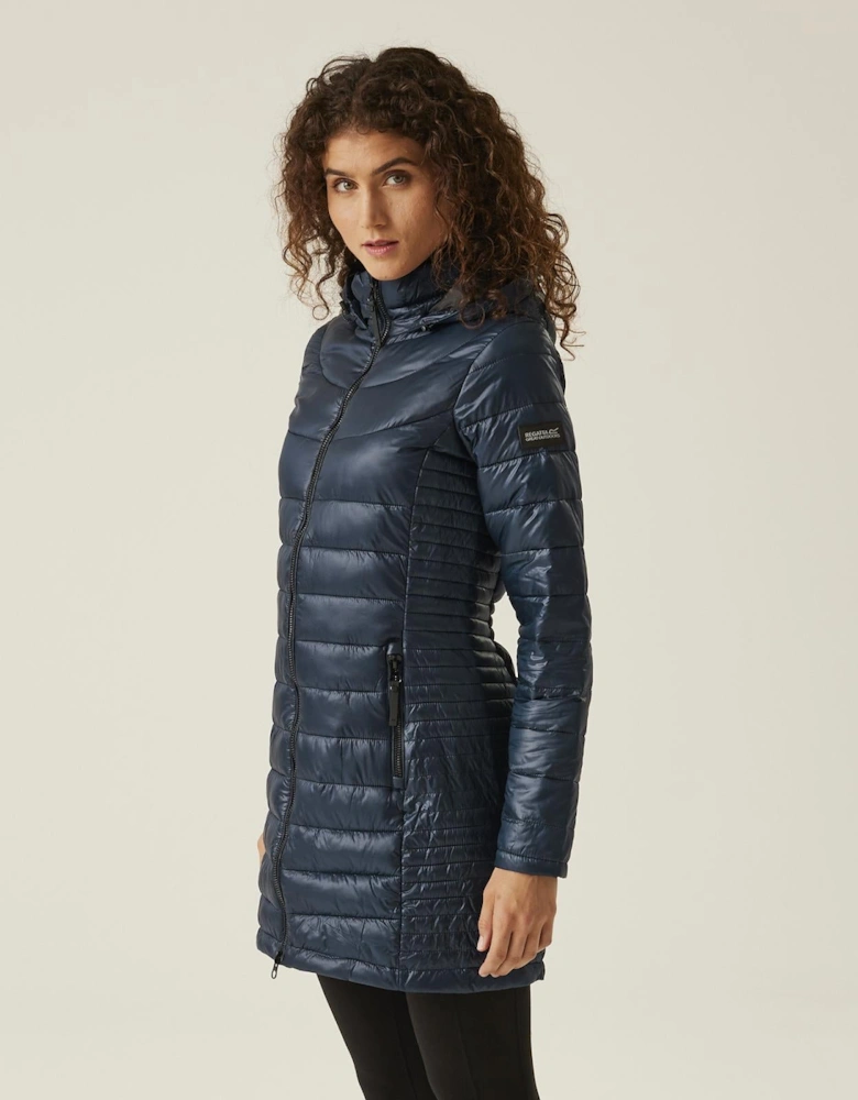 Womens Andel III Lightweight Longline Padded Jacket