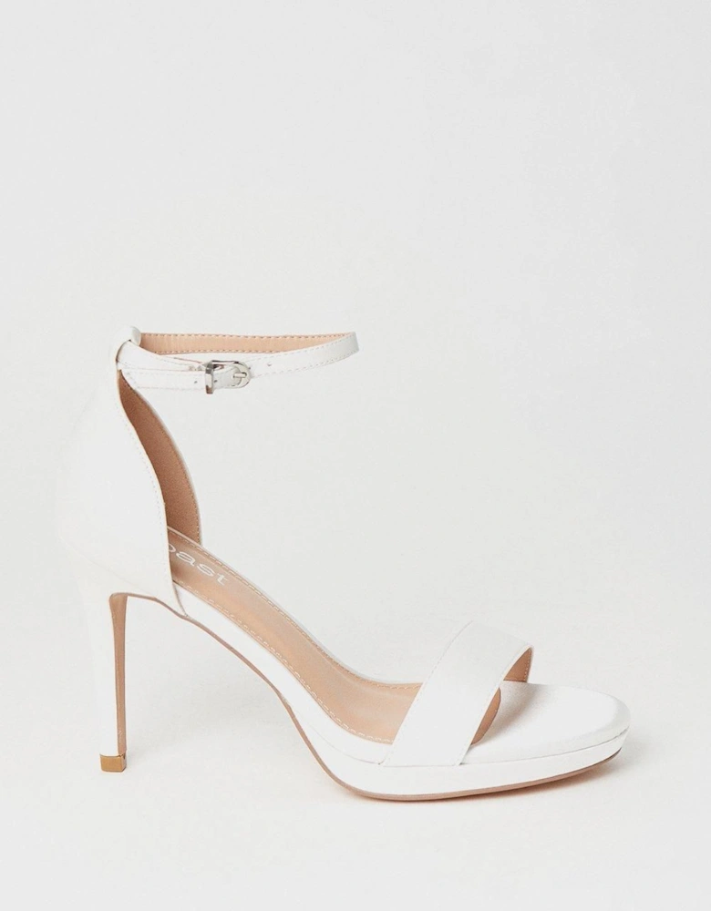 Talia Bridal Satin Platform High Heeled Sandals