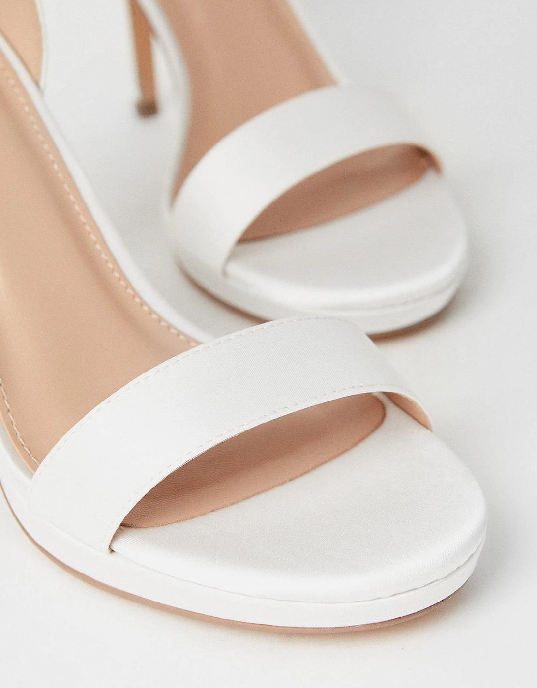 Talia Bridal Satin Platform High Heeled Sandals