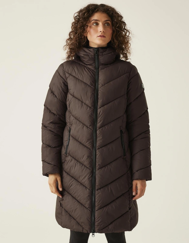 Womens Andia II Longline Padded Jacket