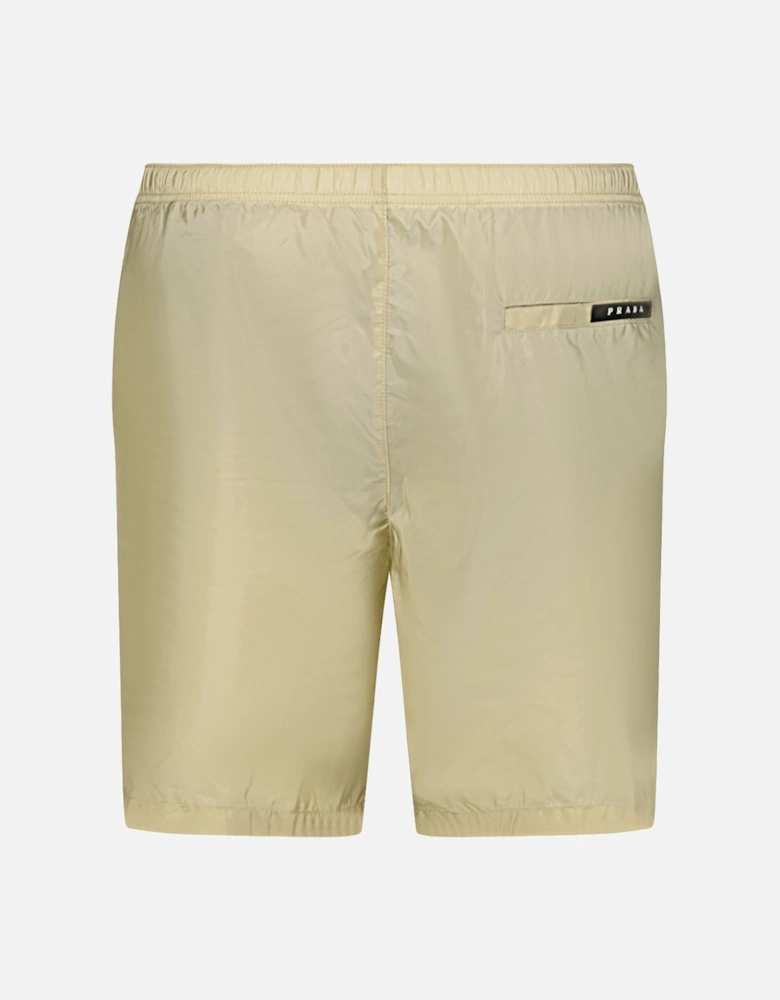 Nylon Swim Short Beige