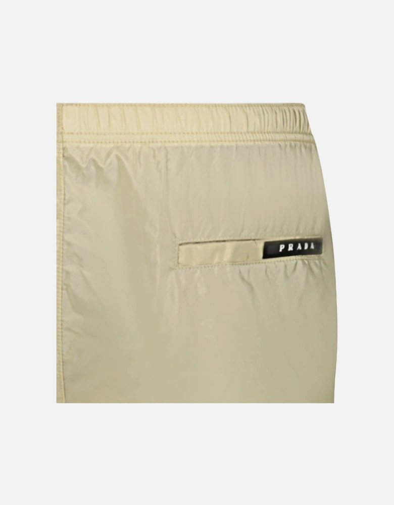 Nylon Swim Short Beige