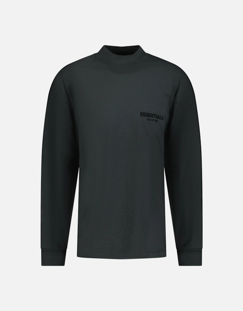 Long Sleeve T-Shirt Stretch Limo Black