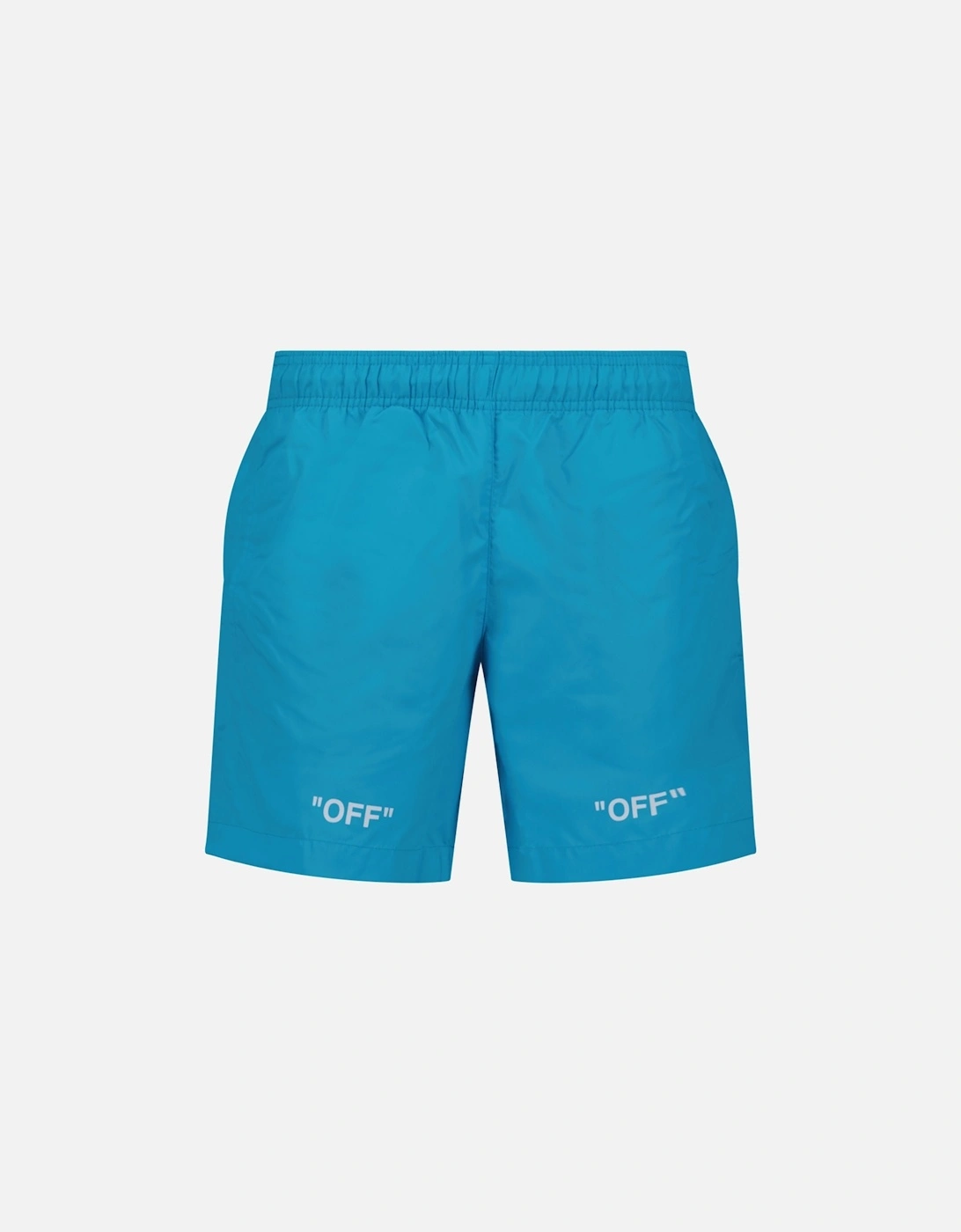 "Off" Writing Design Swim Shorts Blue, 3 of 2