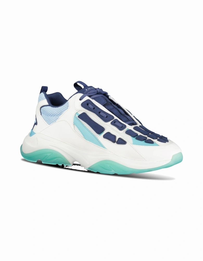 Bone-Runner Trainers Baby Blue, Navy & White