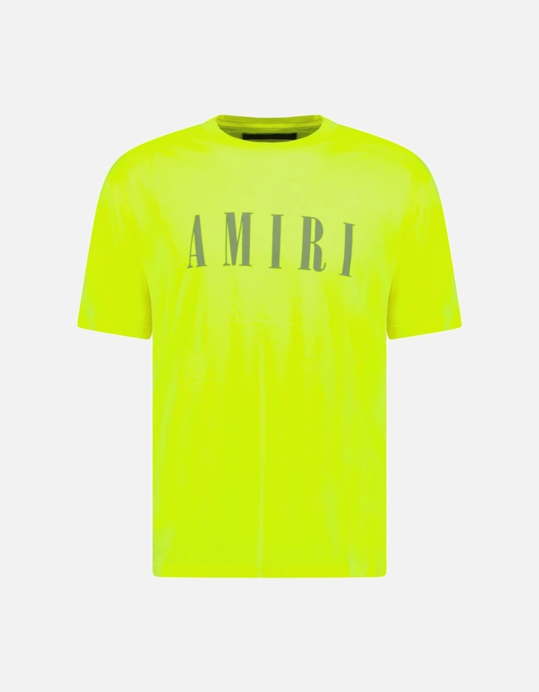 Core Logo T-Shirt Lime & Grey