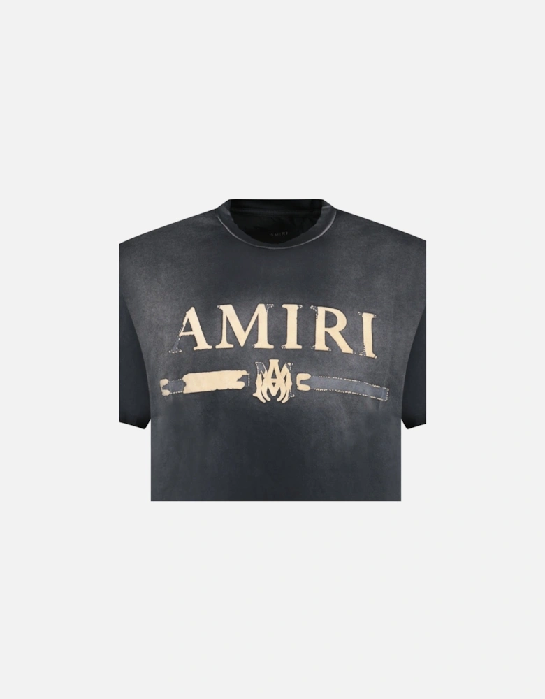 'Ma Bar' Applique T-Shirt Black