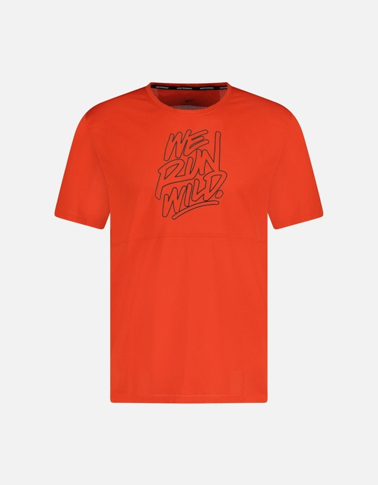 Dri-Fit Breathe "Run Wild" T-Shirt Red