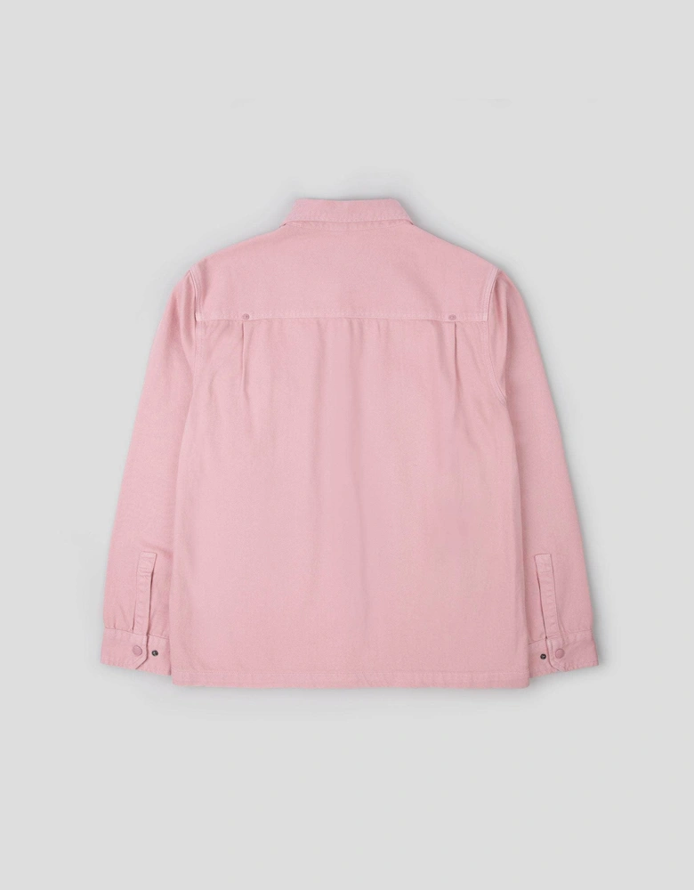 Relaxed Denim Overshirt Dusty Pink