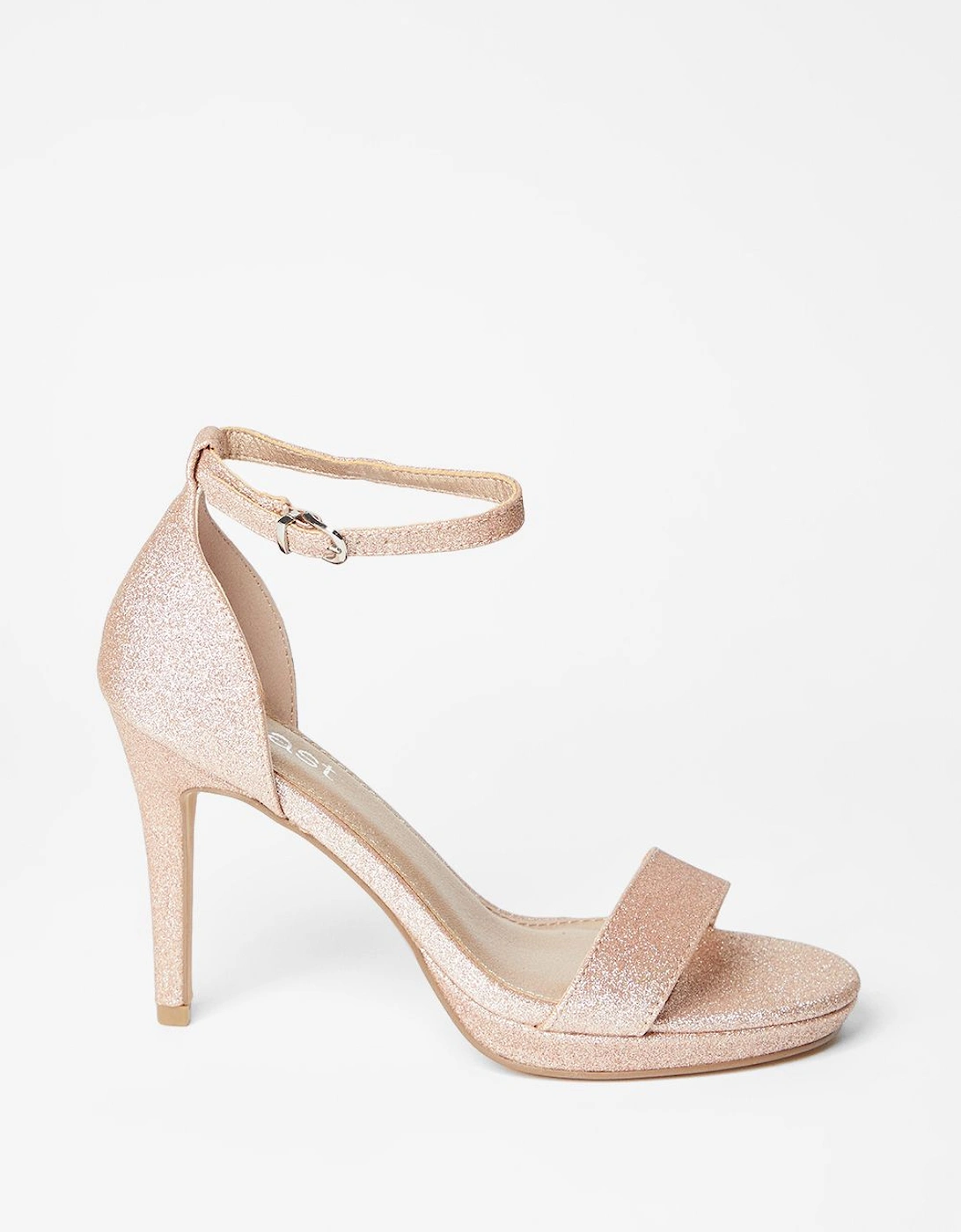 Talia Glitter Platform Heeled Sandals