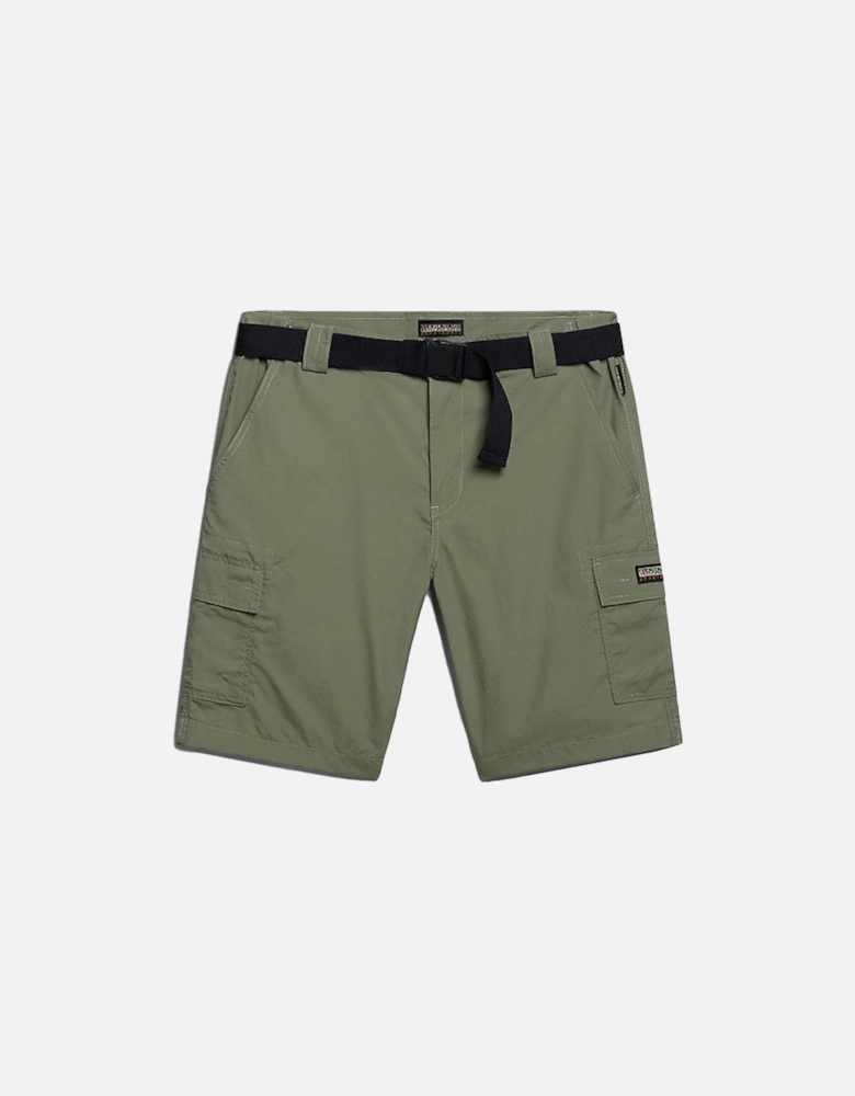 Napapjiri N Smith Cargo Shorts Green Lichen