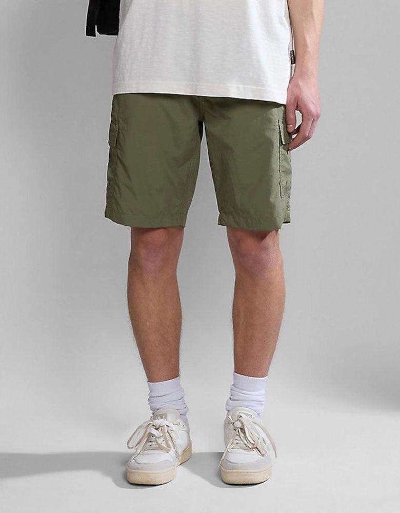 Napapjiri N Smith Cargo Shorts Green Lichen