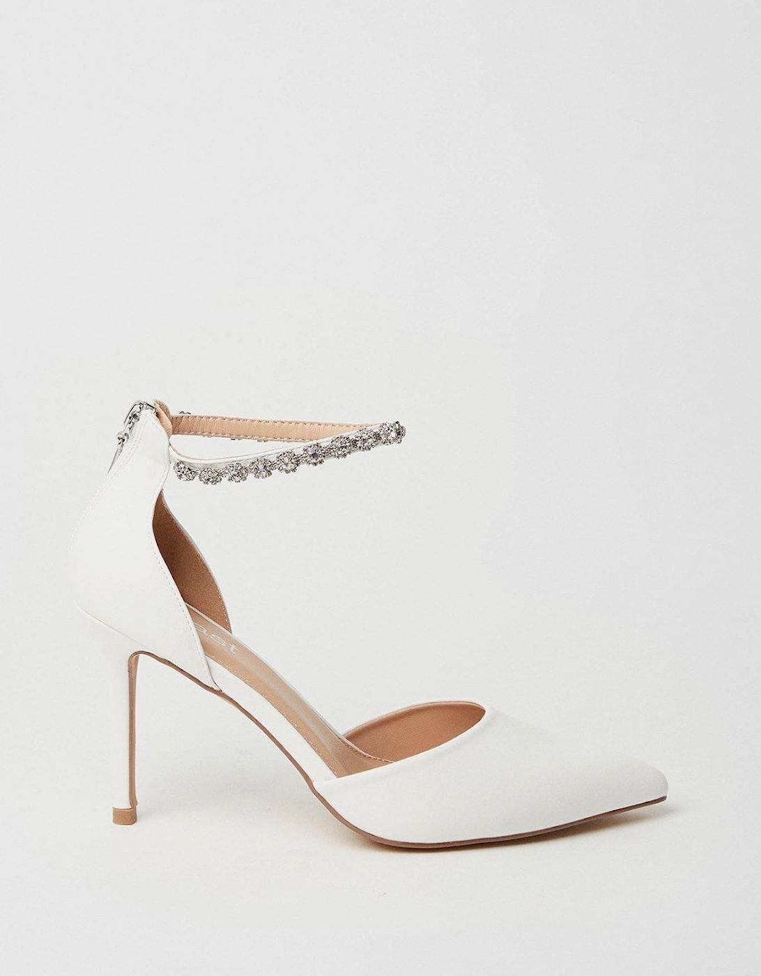 Tatiana Jewelled Anklet High Stiletto Court Shoes