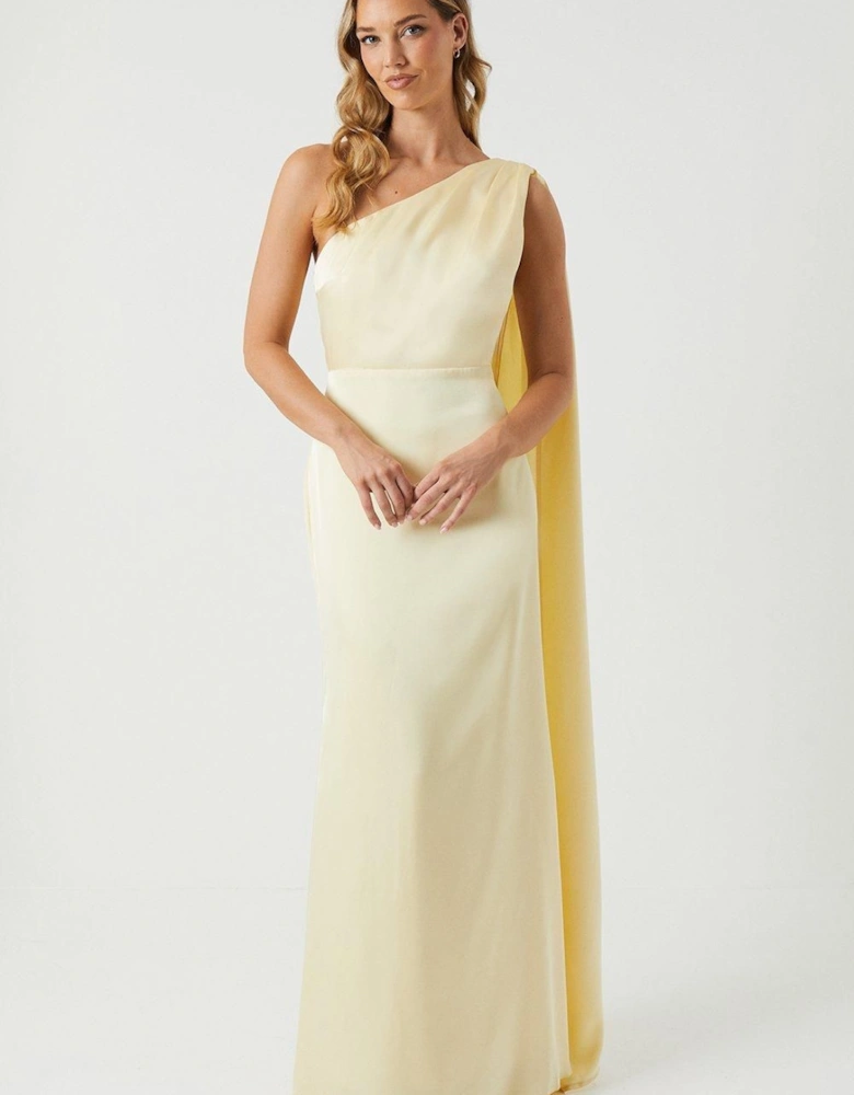 Drape Shoulder Detail Dress