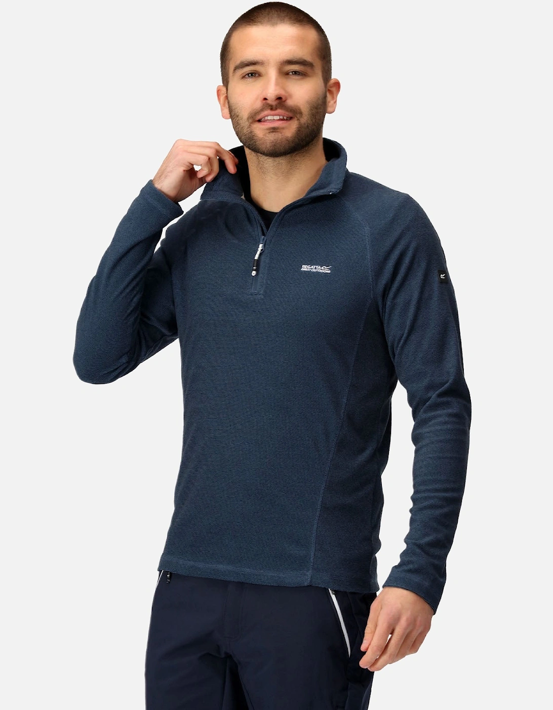 Mens Montes Half Zip Fleece Jumper