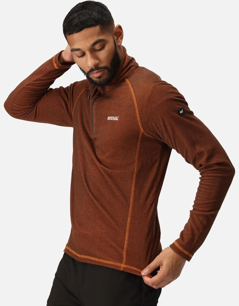 Mens Montes Half Zip Fleece Jumper