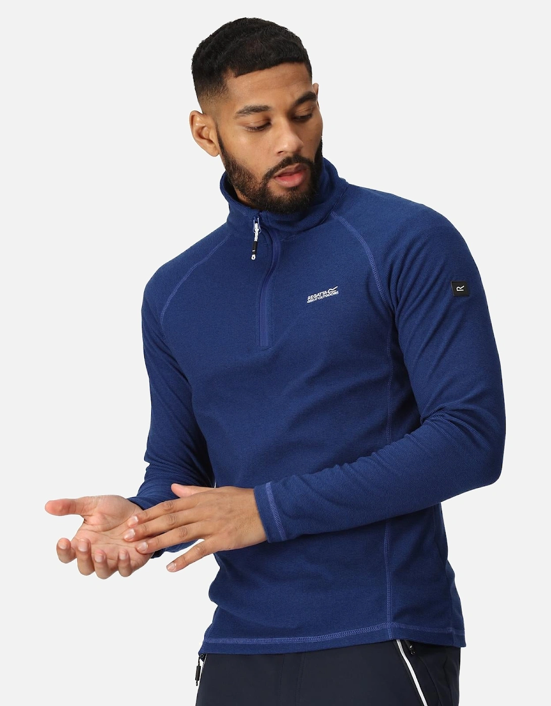 Mens Montes Half Zip Fleece Jumper