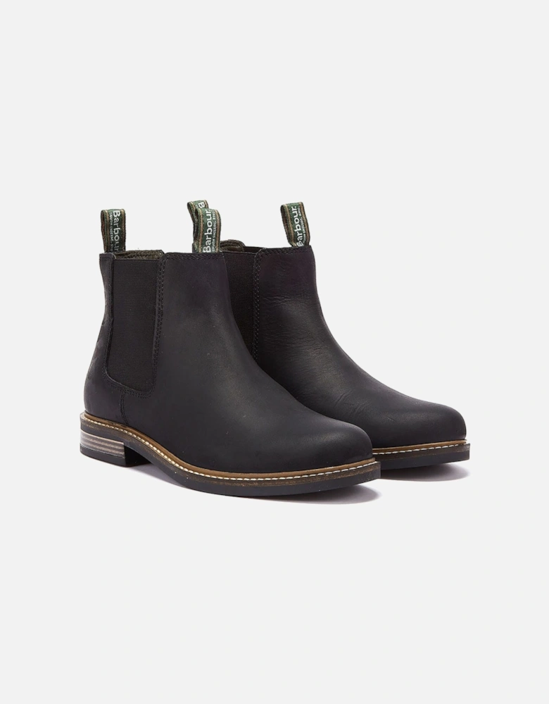 Farsley Mens Black Chelsea Boots