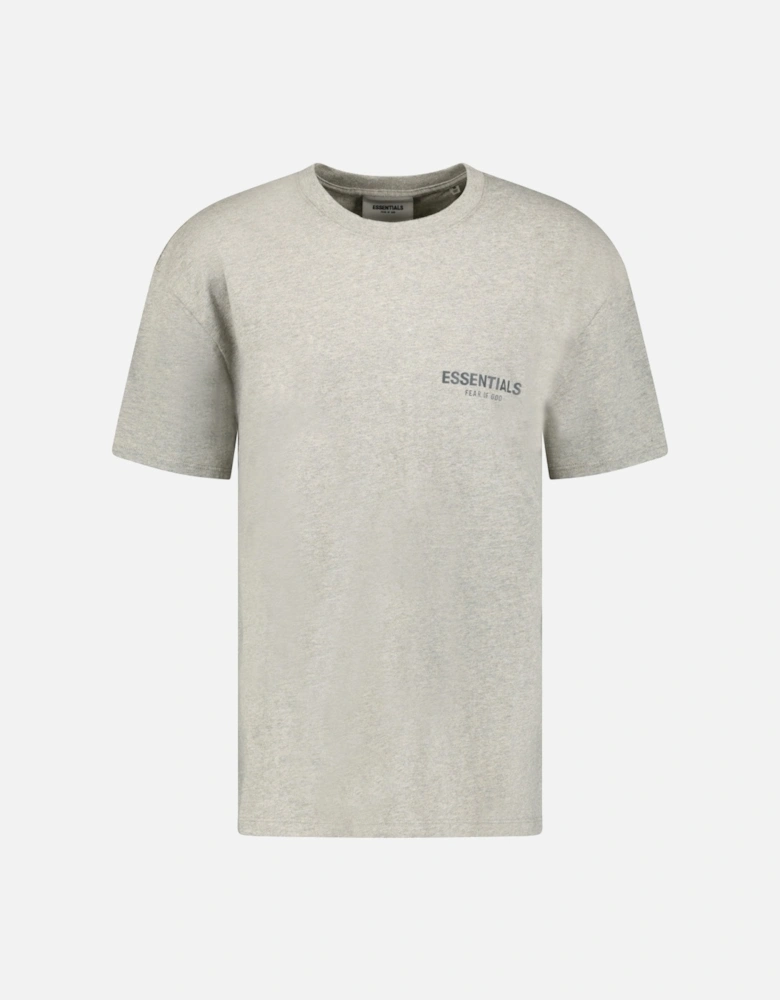 Reflective Logo T-Shirt Grey (Dark Heather)