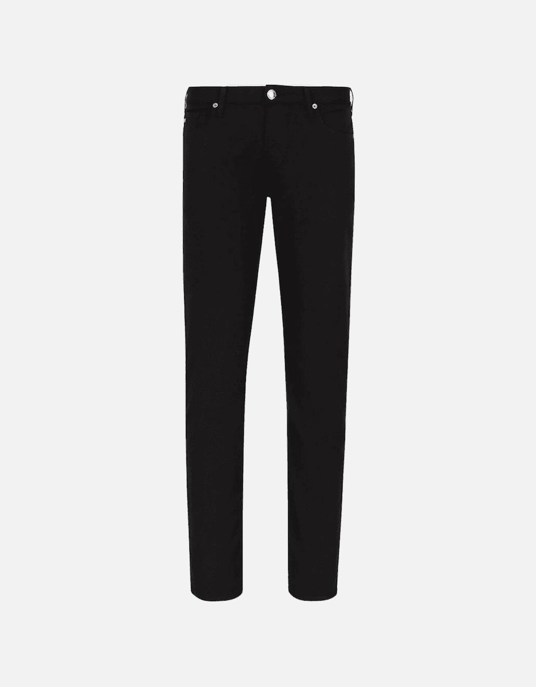 J06 Slim Fit Black Gabardine Jeans, 4 of 3