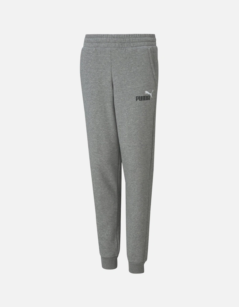 Boys Essentials+ Fleece Logo Pants - Grey